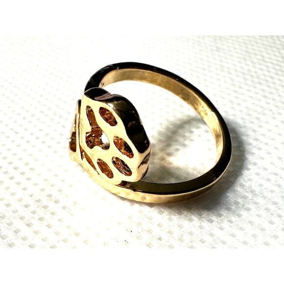 Dog Paw with Heart Adjustable Ring - Picture 3 of 4
